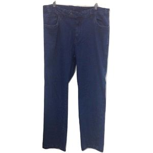 New Livergy Plus Size Rugged Denim Work Blue Jeans